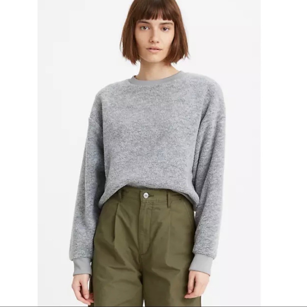 Levi's Gray Crew Neck Sweater